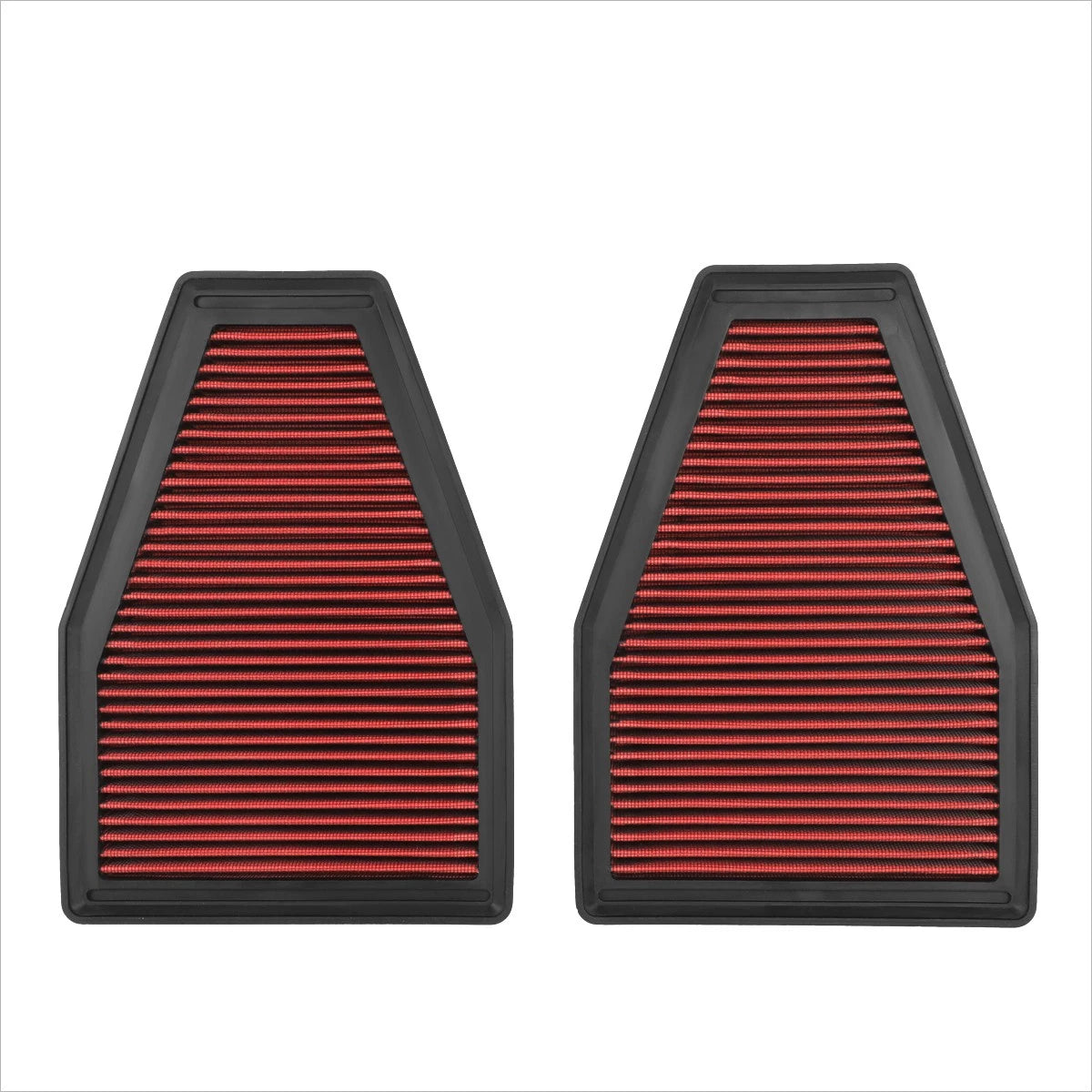 Reusable multilayer hi-flow air filter panel for Porsche 911 (2012–2019)