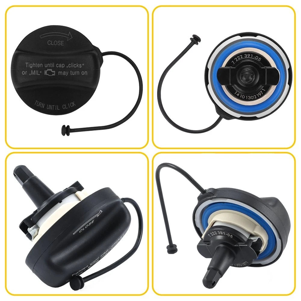 Fuel Gas Tank Filler Cap for BMW E36/E39/E46/E60/E90/E92 X3/X5 MINI (1992–2015) 16117222391