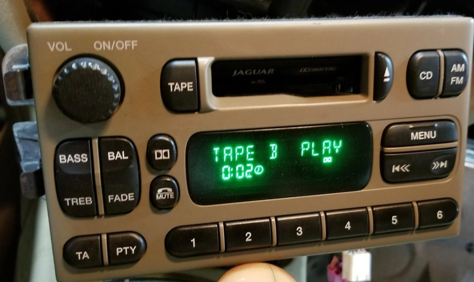 Stereo Tape Radio Player for Jaguar S-Type (1999–2002) XR8F-18K876-DHAEK