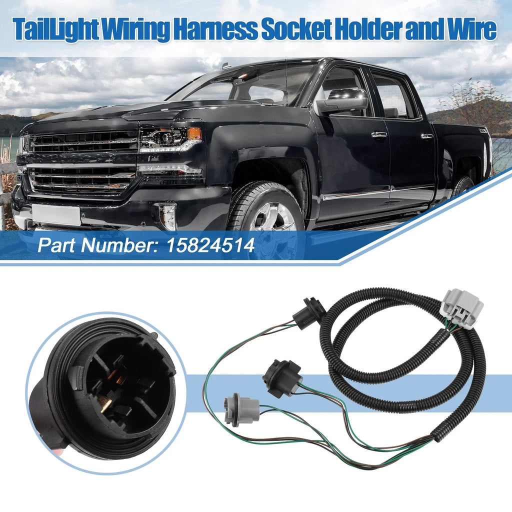 Tail Lamp Holder & Wiring Harness for Chevrolet Silverado