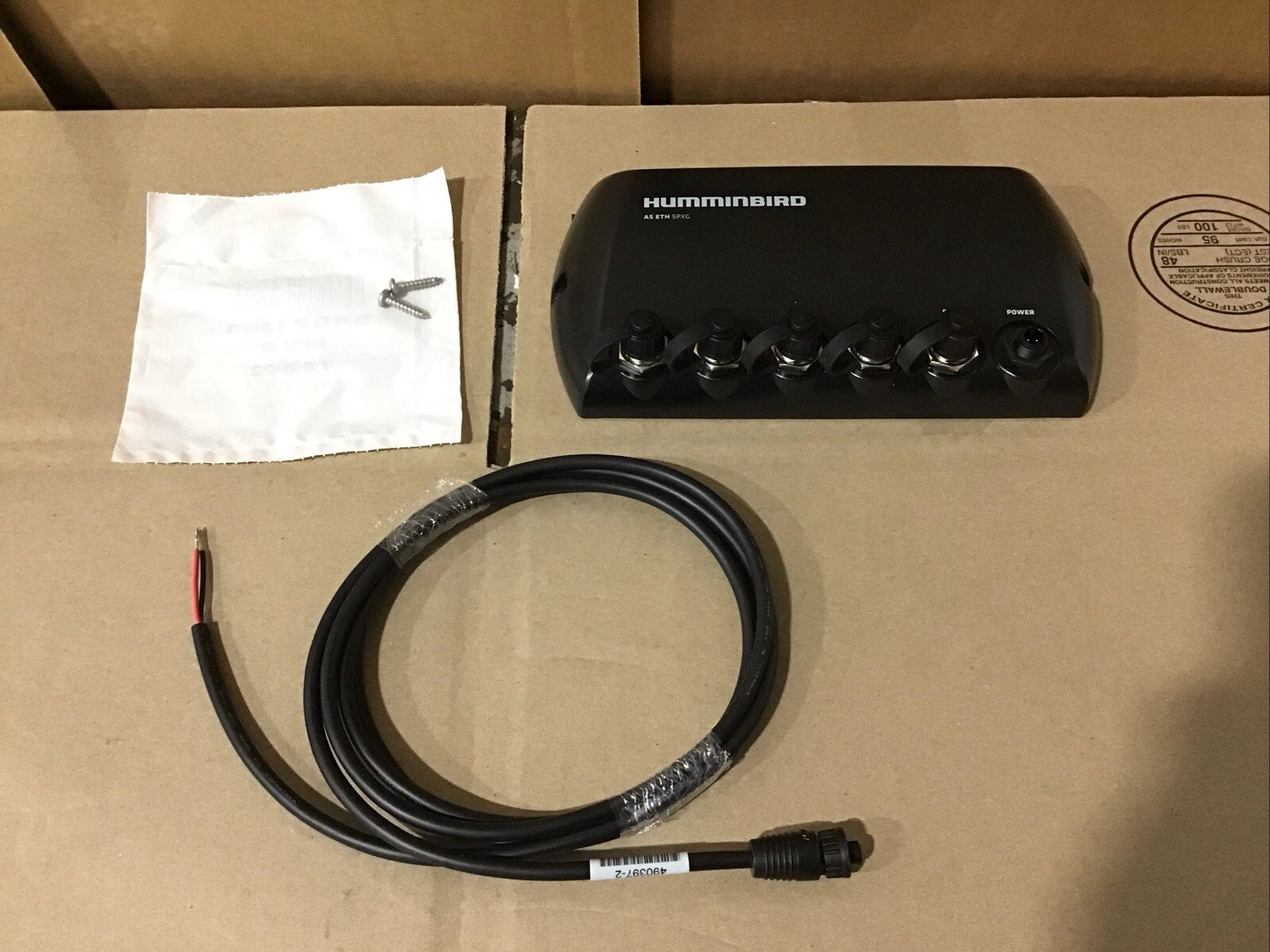 Humminbird AS ETH 5PXG 5 Port Ethernet Switch 408450-1