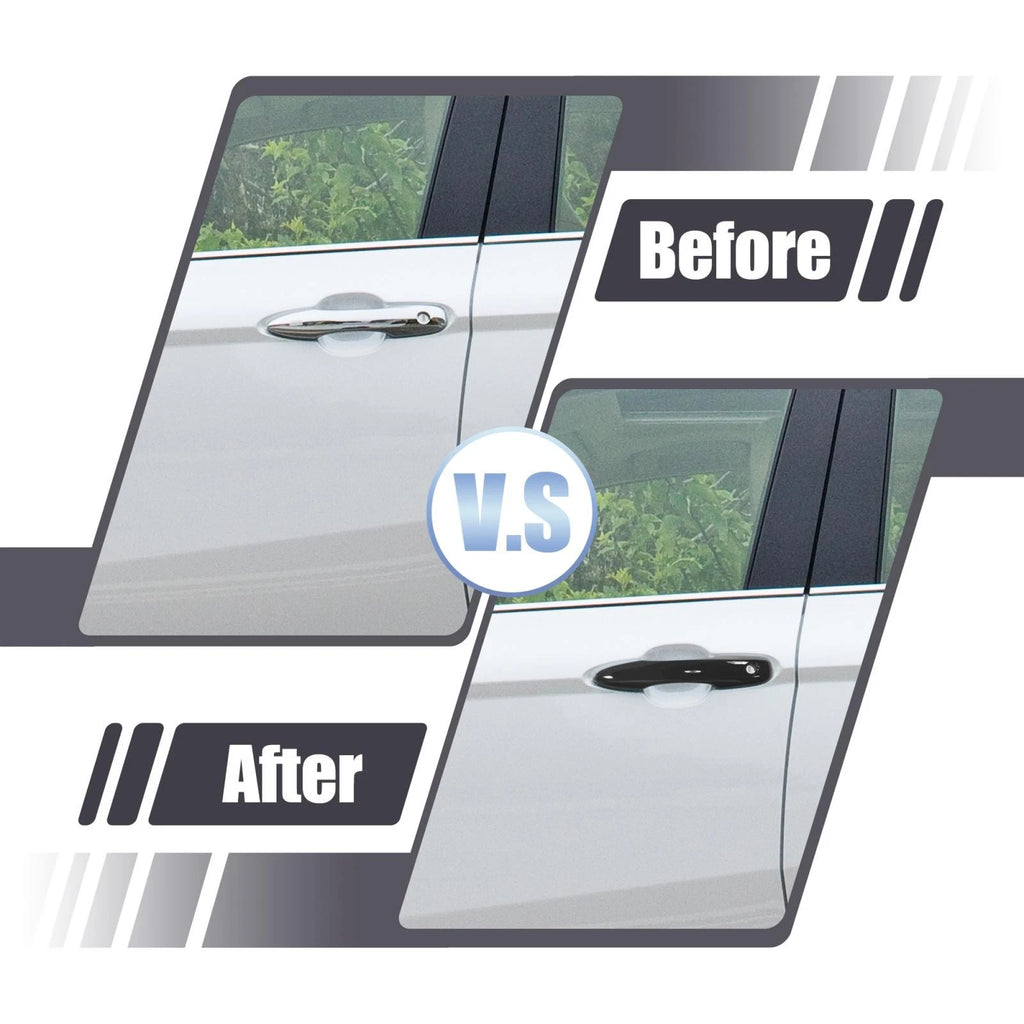 Set of 4 Gloss Black Door Handle Covers for Toyota Camry 