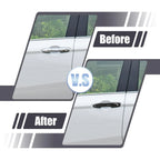 Set of 4 Gloss Black Door Handle Covers for Toyota Camry 