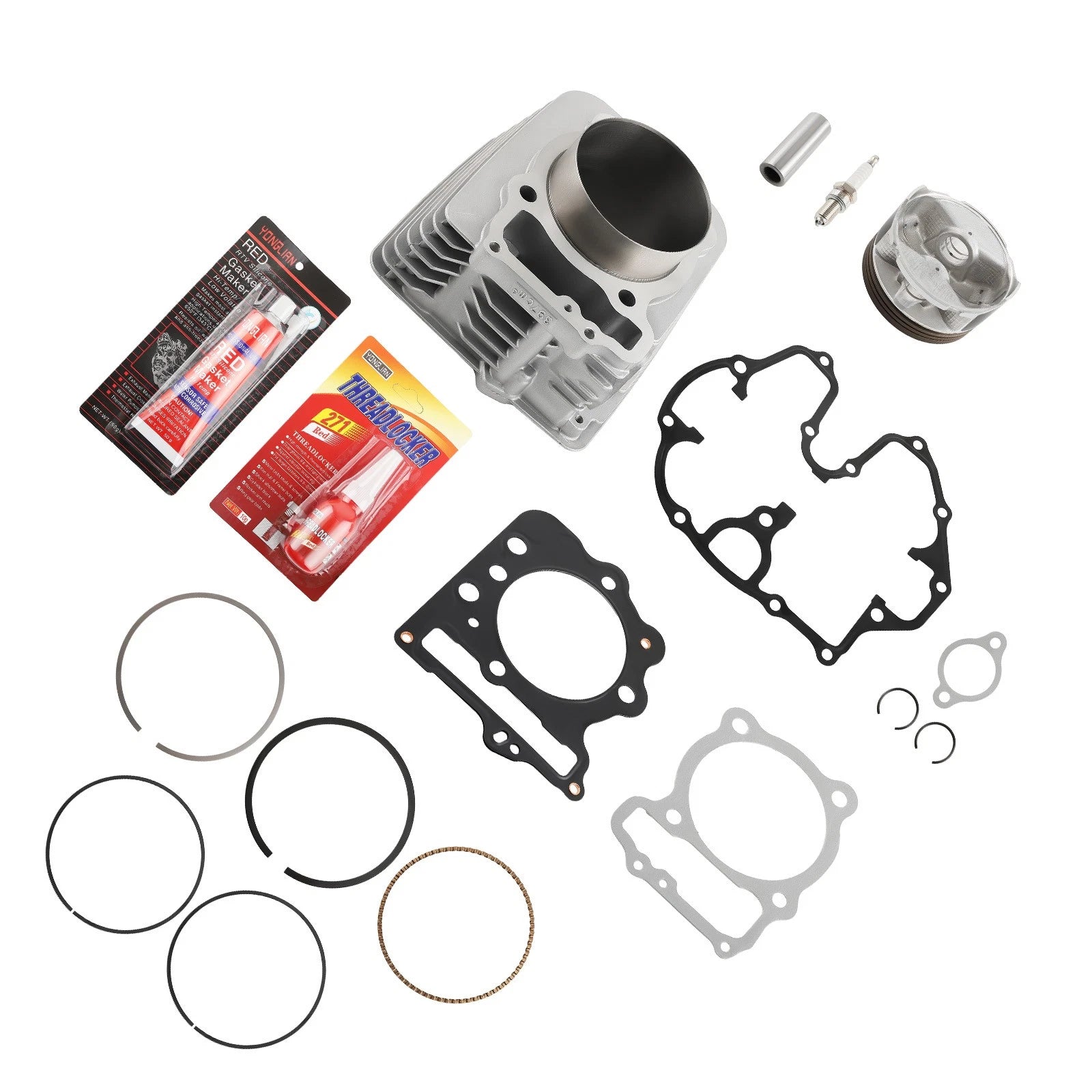 Cylinder Piston Rings Gasket Top End Rebuild Kit for Honda TRX400X (2009–2014)