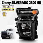 Halogen Headlight Driver Side for Chevy Silverado 2500HD 3500HD (2020–2023)