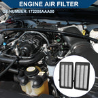 2X Car Engine Air Filter No.172205AAA00 for Honda Civic 1.5L 2.0L (2016–2021)