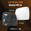 Driver Side Mirror Glass for Jeep Grand Cherokee (2011–2021) Dodge 68082643AB