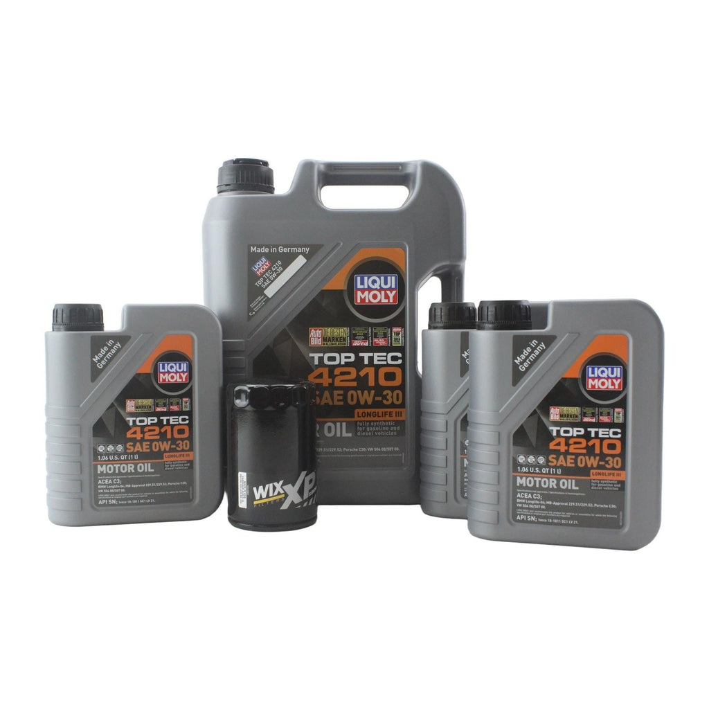 8L Liqui Moly Top Tec 4210 0W-30 Engine Oil Change Kit for Audi RS6 (2008–2010)