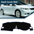 Dashboard Cover Mat for Honda Civic FL5 (2022–2024) Black Blue