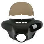 Black Batwing Outer Fairing Windshield for Harley Electra Glide (2014–2024)