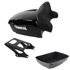 Trunk Backrest Pad Mount Rack for Harley Touring Road Glide (2014–2026)