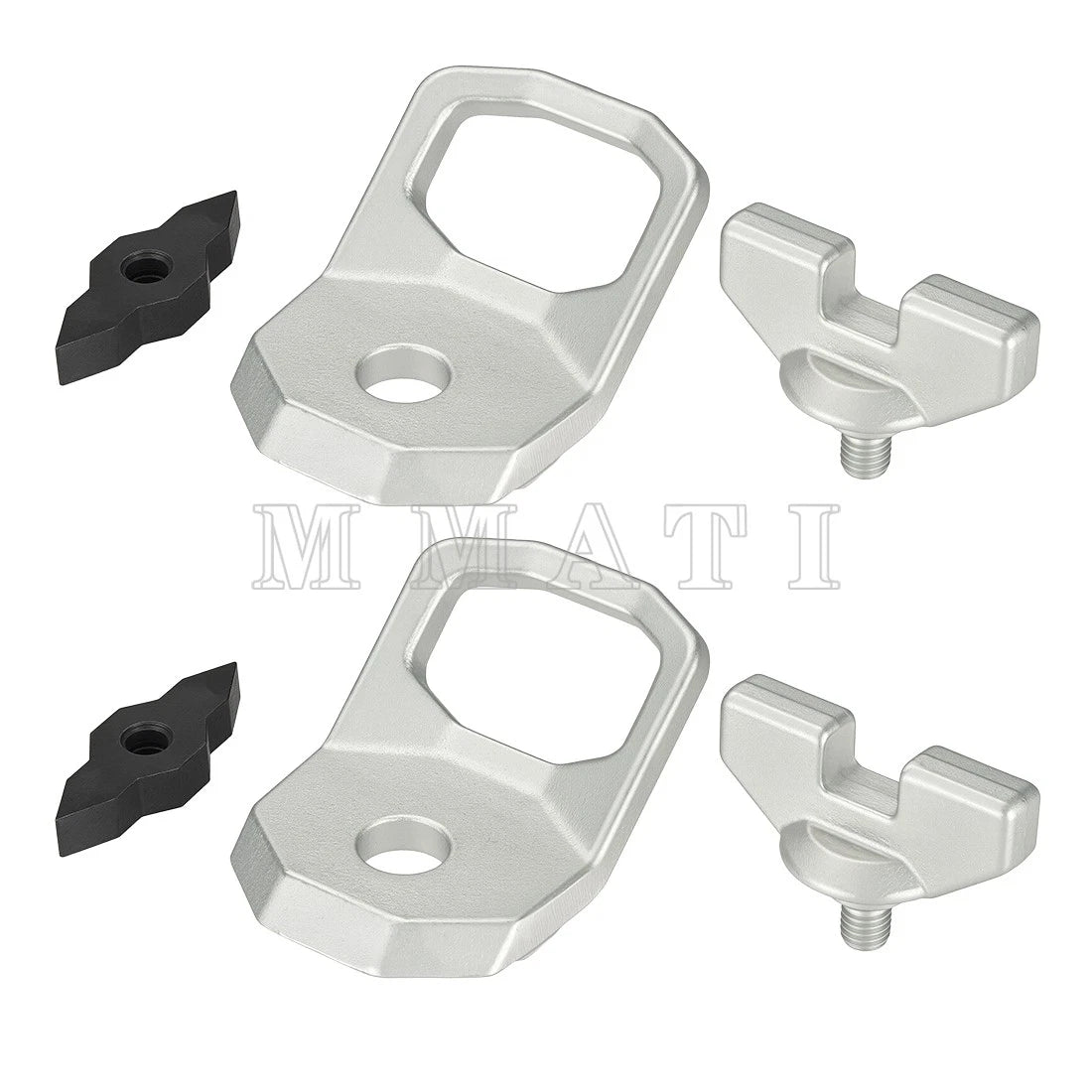 2Pcs Lock and Ride Max D-Rings for Polaris Xpedition ADV XP Ranger XD 1500 (2024–2025)