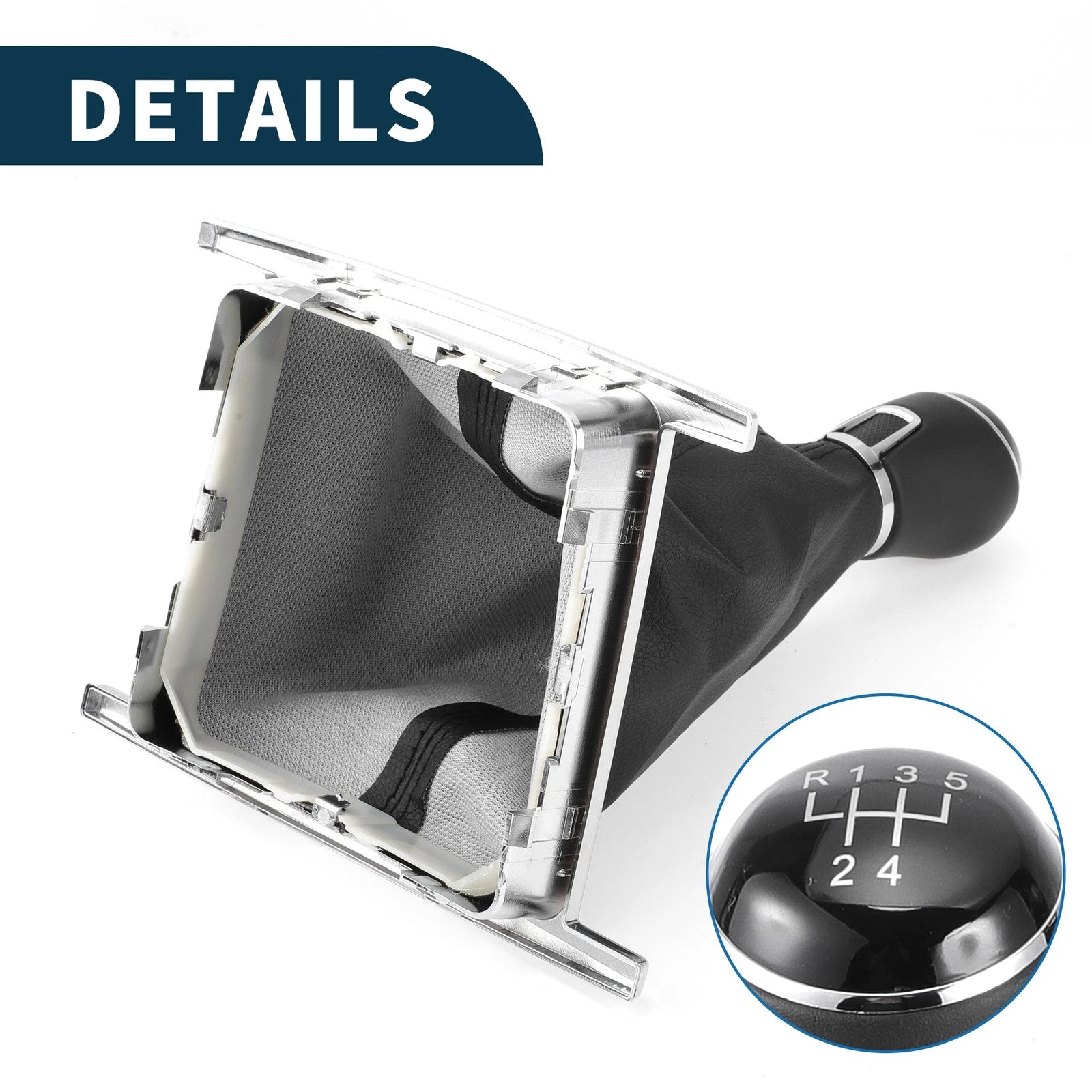 5 Speed Gear Shift Knob with Cover for Volkswagen Amarok (2010–2016)