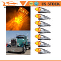Set of 7 Amber 10.25" LED Roof Cab Marker Lights for Super Duty