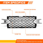 Badgeless Honeycomb Mesh Front Grille for Chevrolet Silverado 1500 LTD (2019–2022)
