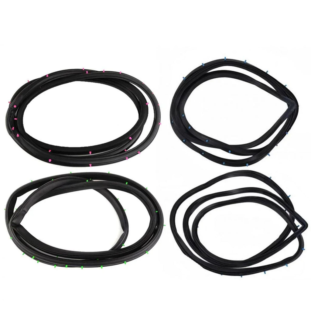 Door Rubber Weatherstrip Front Rear Set 4 Fits Isuzu D-Max TFR 4D Pickup 2003-11