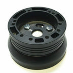 14 Inch Black Barrel Wood Steering Wheel with Bowtie Horn for 1974–1994 Chevy Pickup
