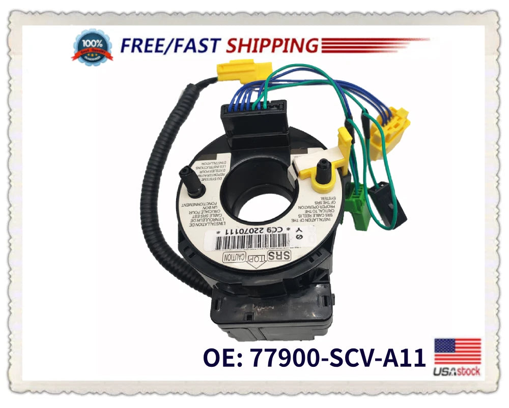 Spiral Cable Clock Spring 77900-SCV-A11 for Honda Element (2003–2005)