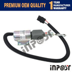 12V Fuel Shutoff Solenoid 3930235 SA-4348-12 for Cummins 6C 8.3L Diesel