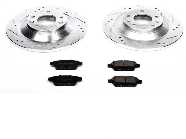 Rear Brake Pad and Rotor Kit for Mazda 6 Mazdaspeed (2006–2007) DM563HC
