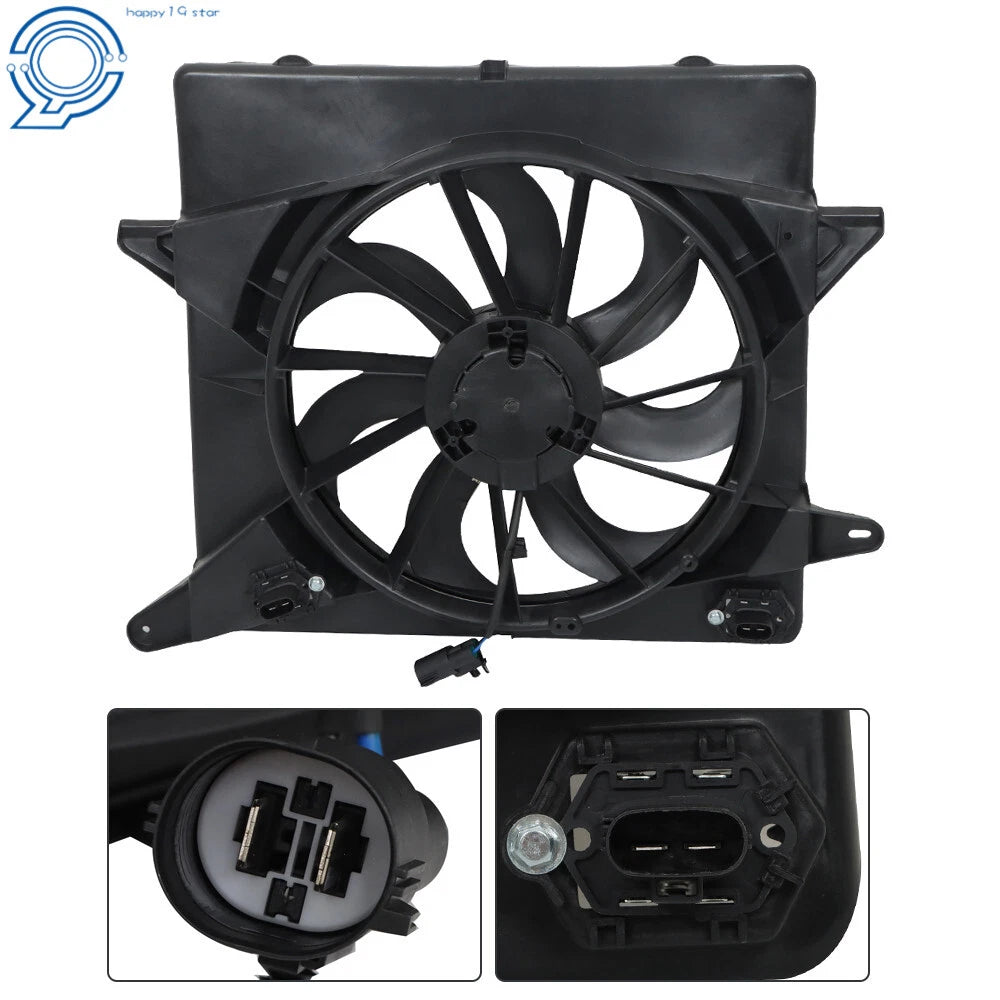 Radiator Condenser Cooling Fan for Cadillac SRX (2010–2016)