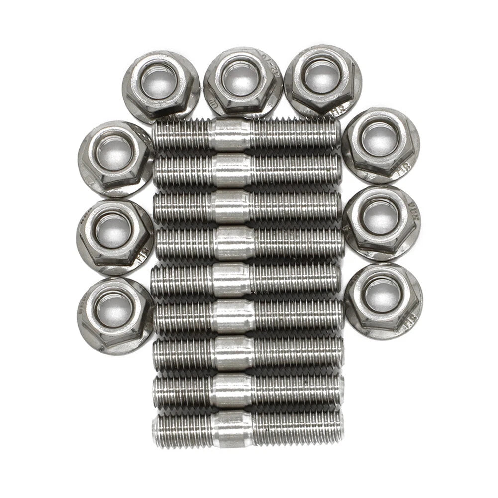 9 Exhaust Manifold Studs for Honda Acura B/D Series Civic Integra (V3 B18)