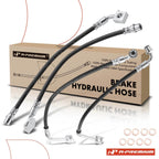 Set of 4 Brake Hydraulic Hoses for Chevy Cruze (2017â2018)