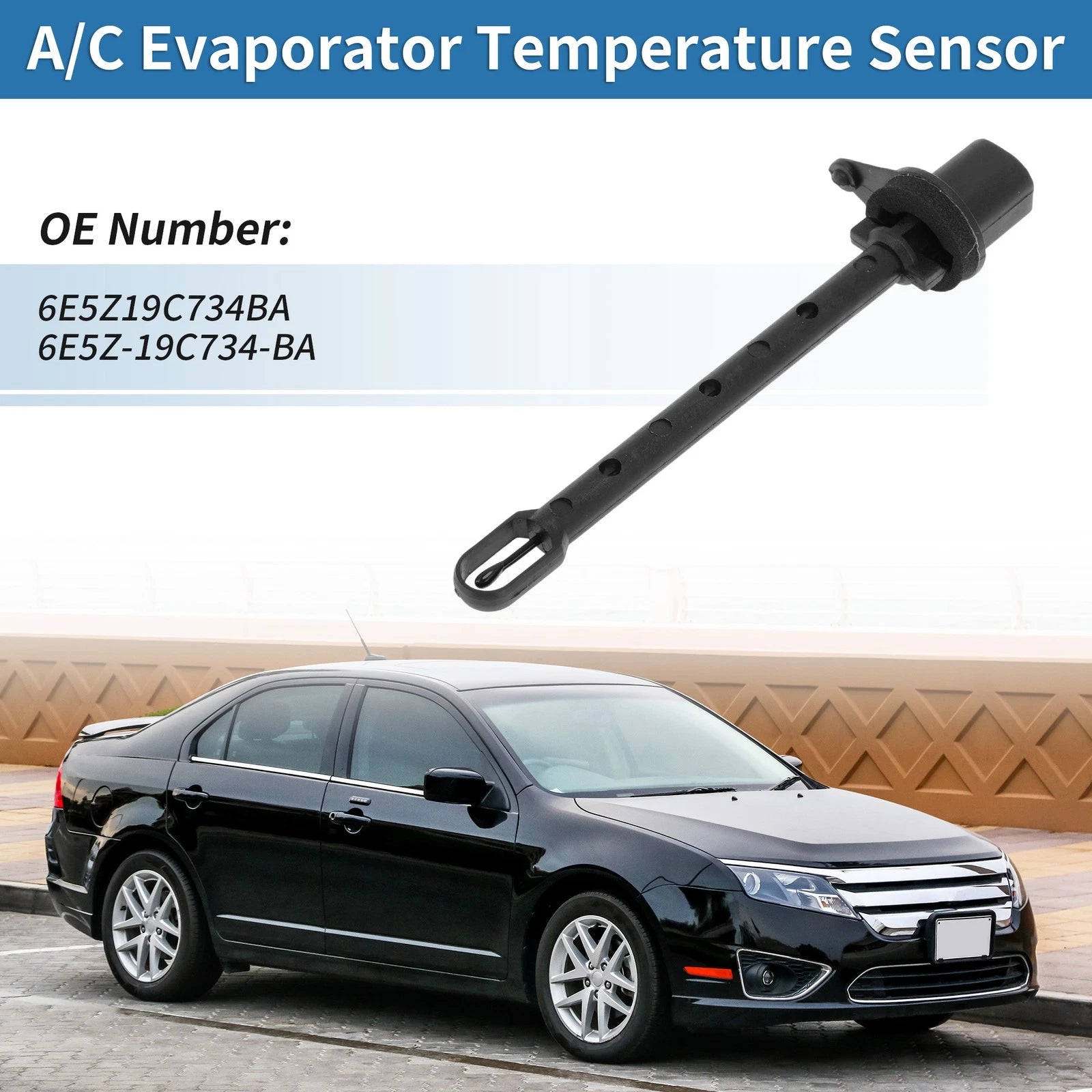 A/C Evaporator Temperature Sensor No.6E5Z-19C734-BA for Ford Fusion (2006–2012)