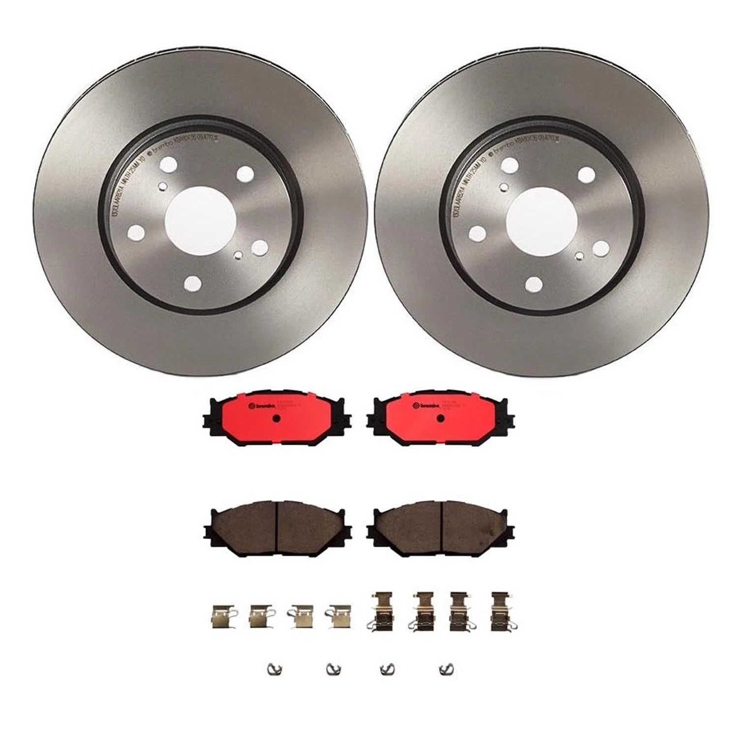 Brembo Front Brake Kit with Ceramic Pads & Coated Disc Rotors for Lexus IS250 (2006–2014)