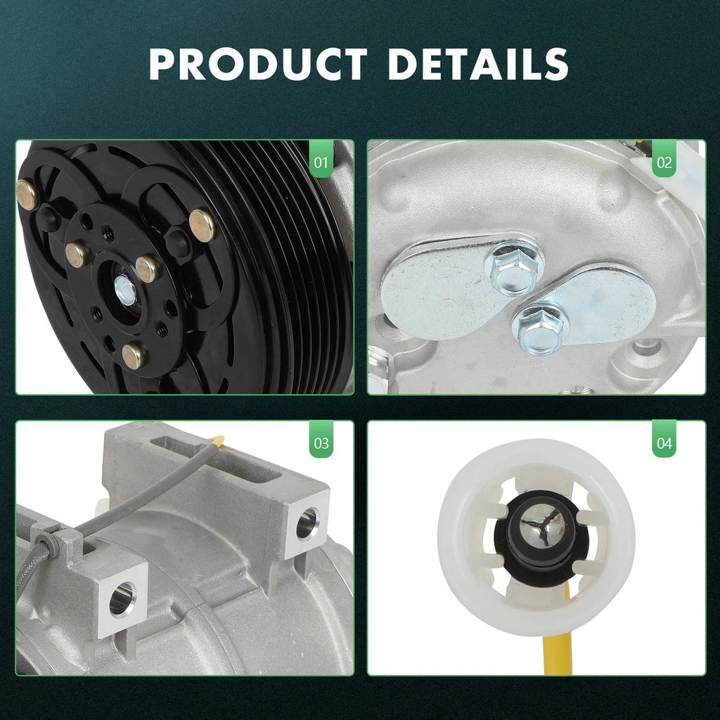 A/C Compressor for Volvo S40 V40 C70 (2000–2004)