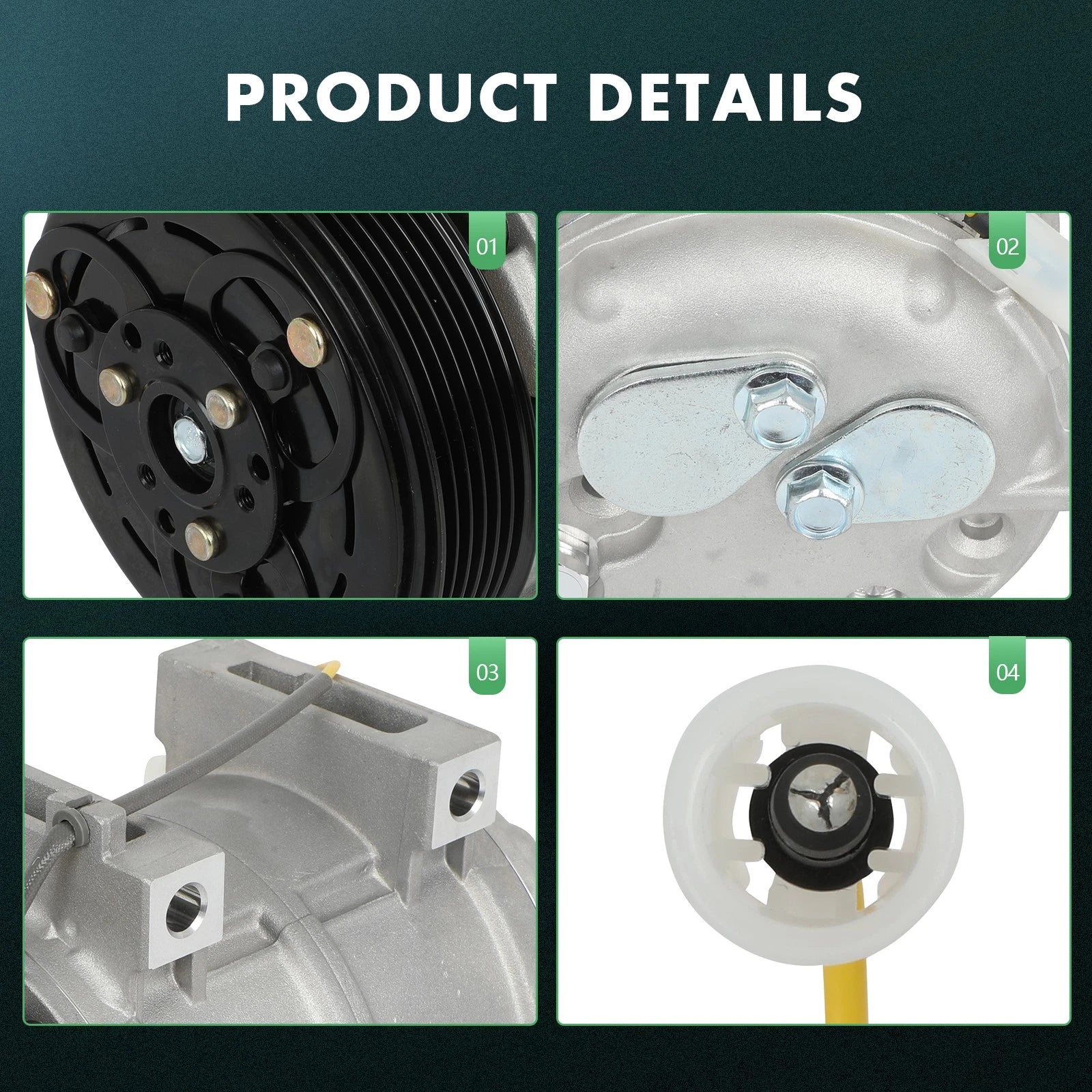 A/C Compressor for Volvo S40 V40 C70 (2000–2004)