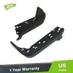 Pair Rear Bumper Ends for Ford F150 (2009–2014) Primered Steel Black