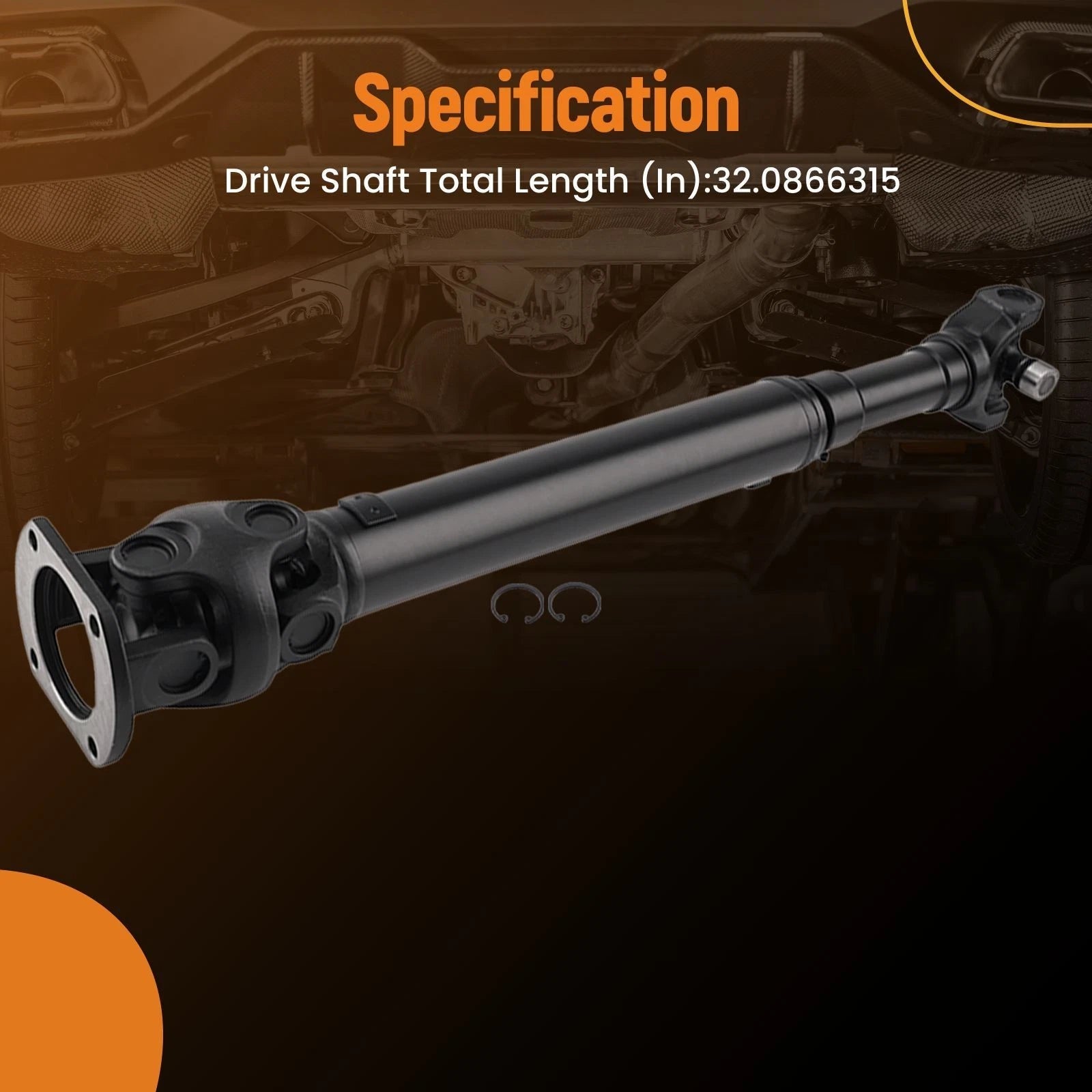 Front Driveshaft for Dodge Ram 2500 3500 (1994-2002) 4WD
