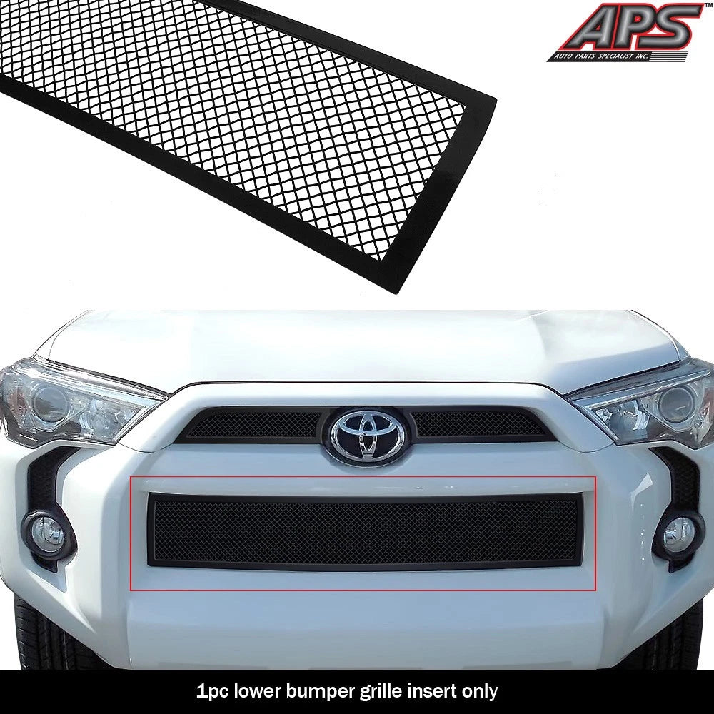 Stainless Black Mesh Grille Insert for Toyota 4Runner (2014-2024)