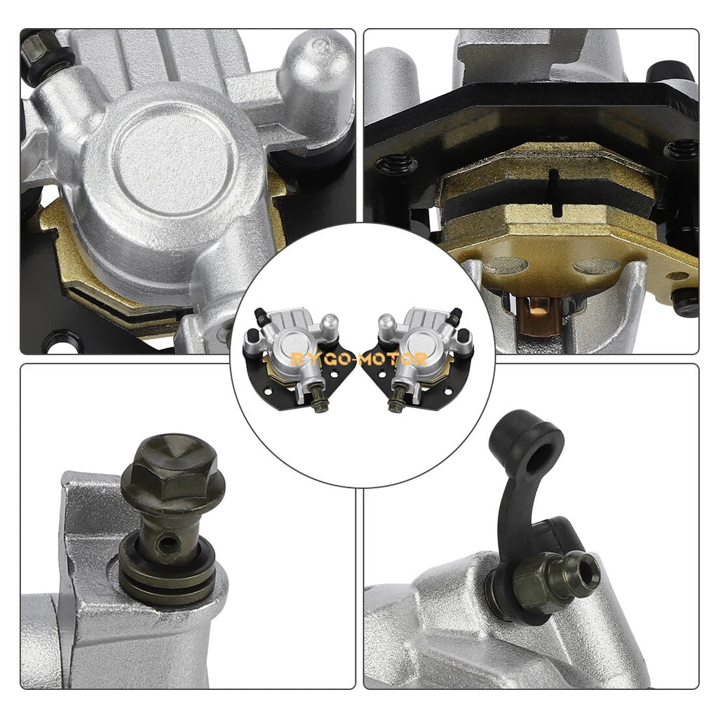 Front Left & Right Brake Calipers for Suzuki LT250R (1985–1992) LT230E (1987–1993) LT230S (1985–1988)