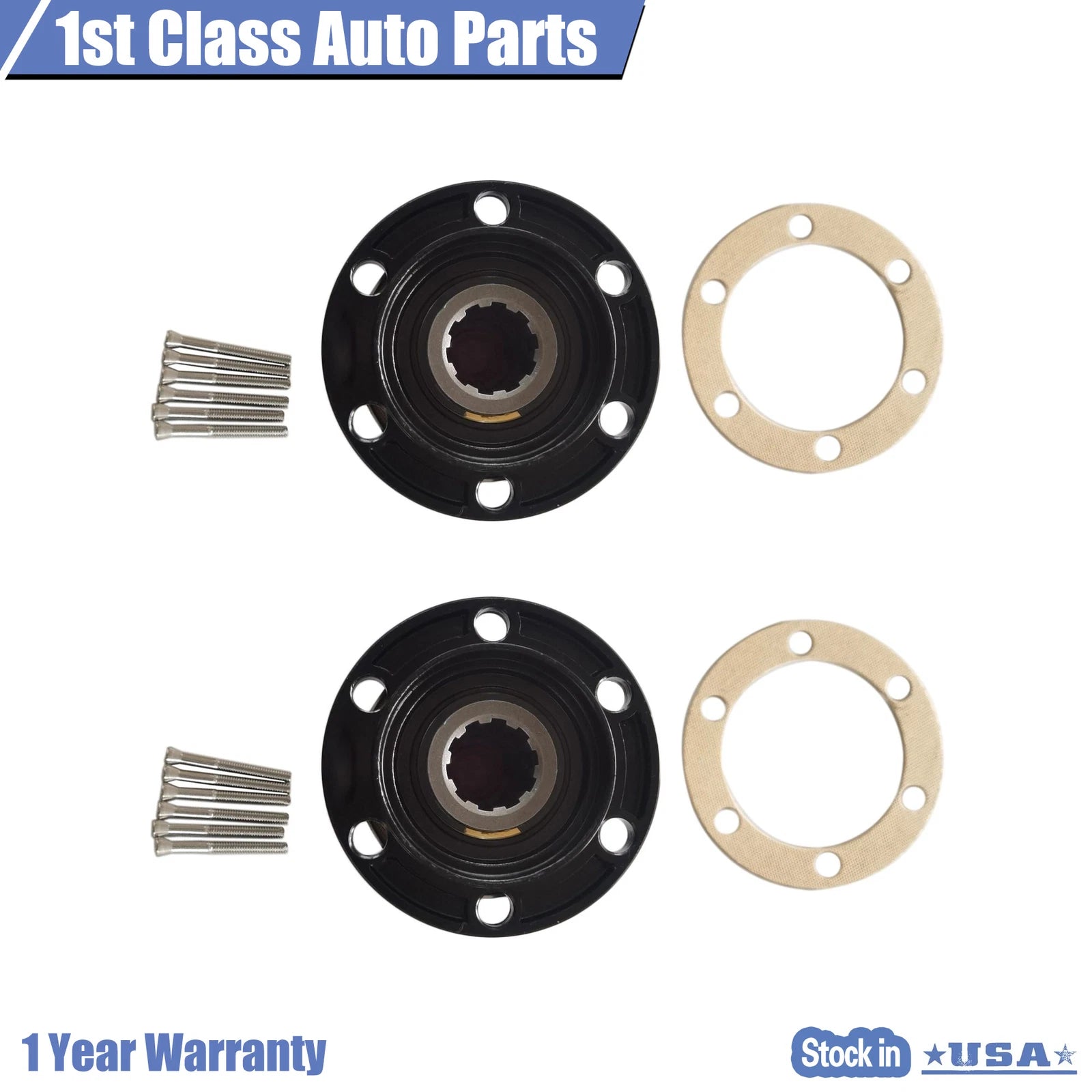 2X Locking Hubs for Jeep CJ2/CJ3/CJ5/CJ6 (1941-1971)