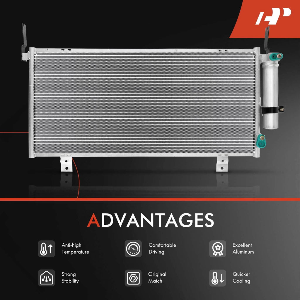 A/C Condenser with Receiver Drier & Bracket for Mitsubishi Galant (2004-2006)