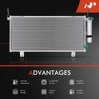 A/C Condenser with Receiver Drier & Bracket for Mitsubishi Galant (2004-2006)