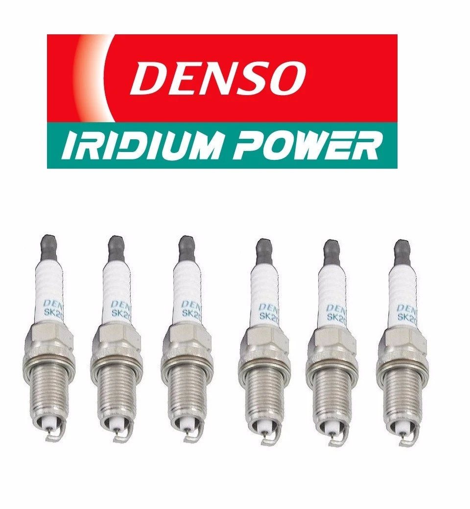 Set of 6 Denso Iridium Power Spark Plugs for Toyota Lexus Mercedes 3297