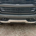 Front Bumper Valance & Chrome Skid Plate for Chevy Silverado 1500 (2016–2019)