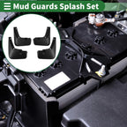 Mud Flaps Splash Guards for Hyundai Palisade (2019–2023) W/ Mounts