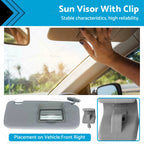 Sun Visor with Clip for Hyundai Getz (2002–2011) Grey