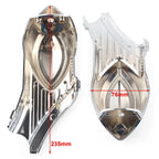 2pcs ABS Chrome Rear Swingarm Axle Bolt Covers for Indian Scout (2015–2016)