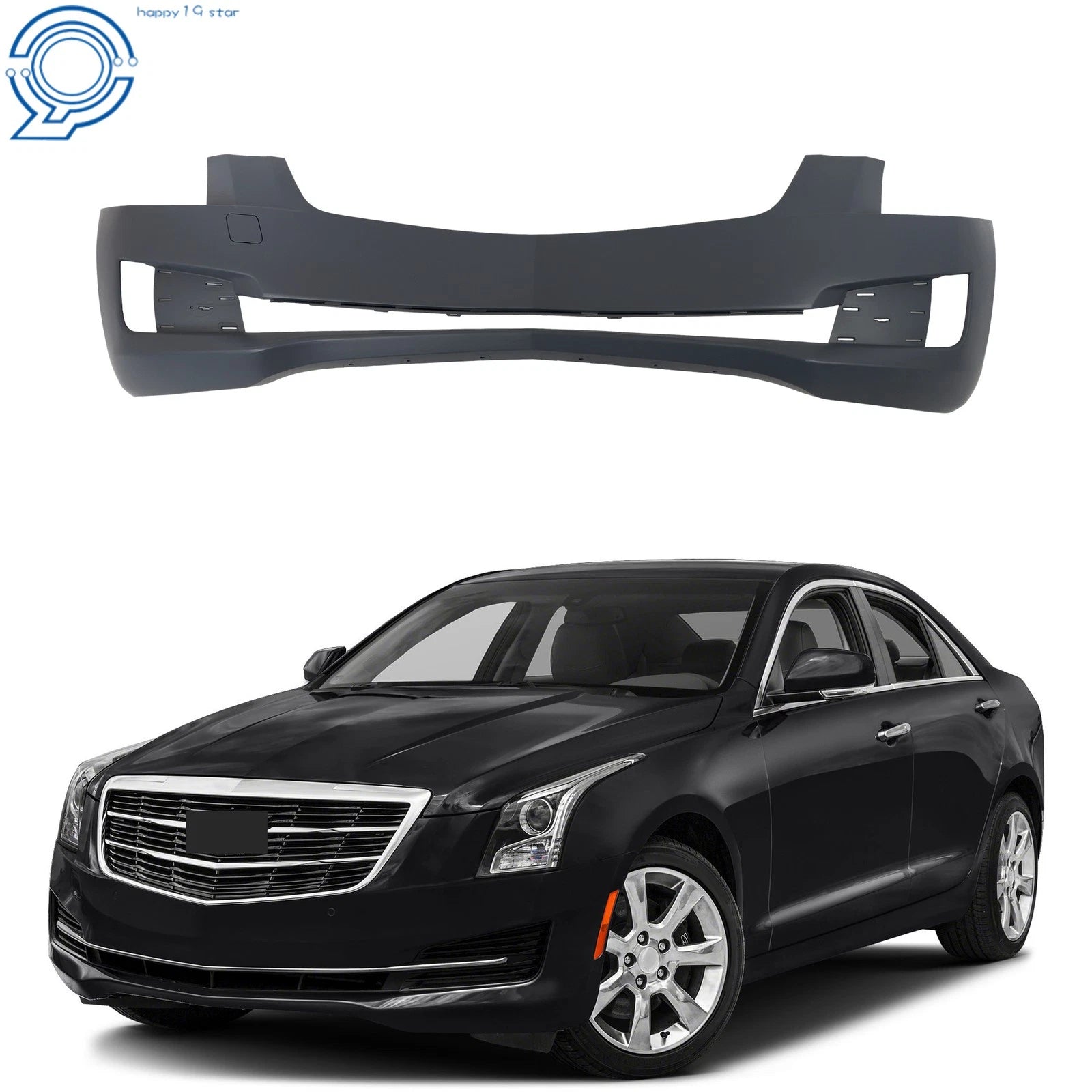 Front Bumper Cover Fascia for Cadillac ATS Sedan (2015–2018)
