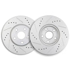 Front Drilled Rotors and Brake Pads for Toyota Corolla Matrix Vibe (2009–2019)