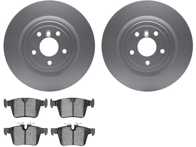 Rear Brake Pad and Rotor Kit for Jaguar XF (2016–2022) WP523XN