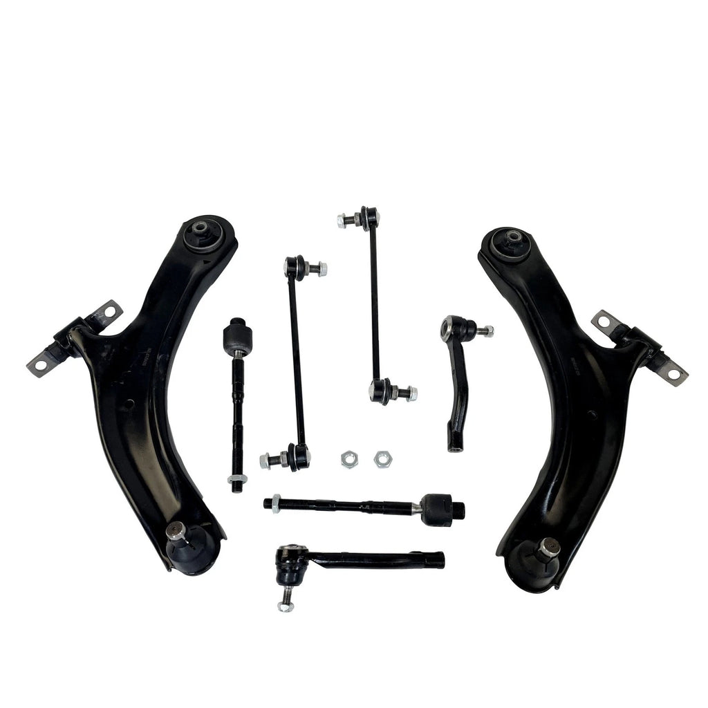 Set of 8 Front Lower Control Arms Sway Bars for Nissan Rogue (2008–2013) K621452