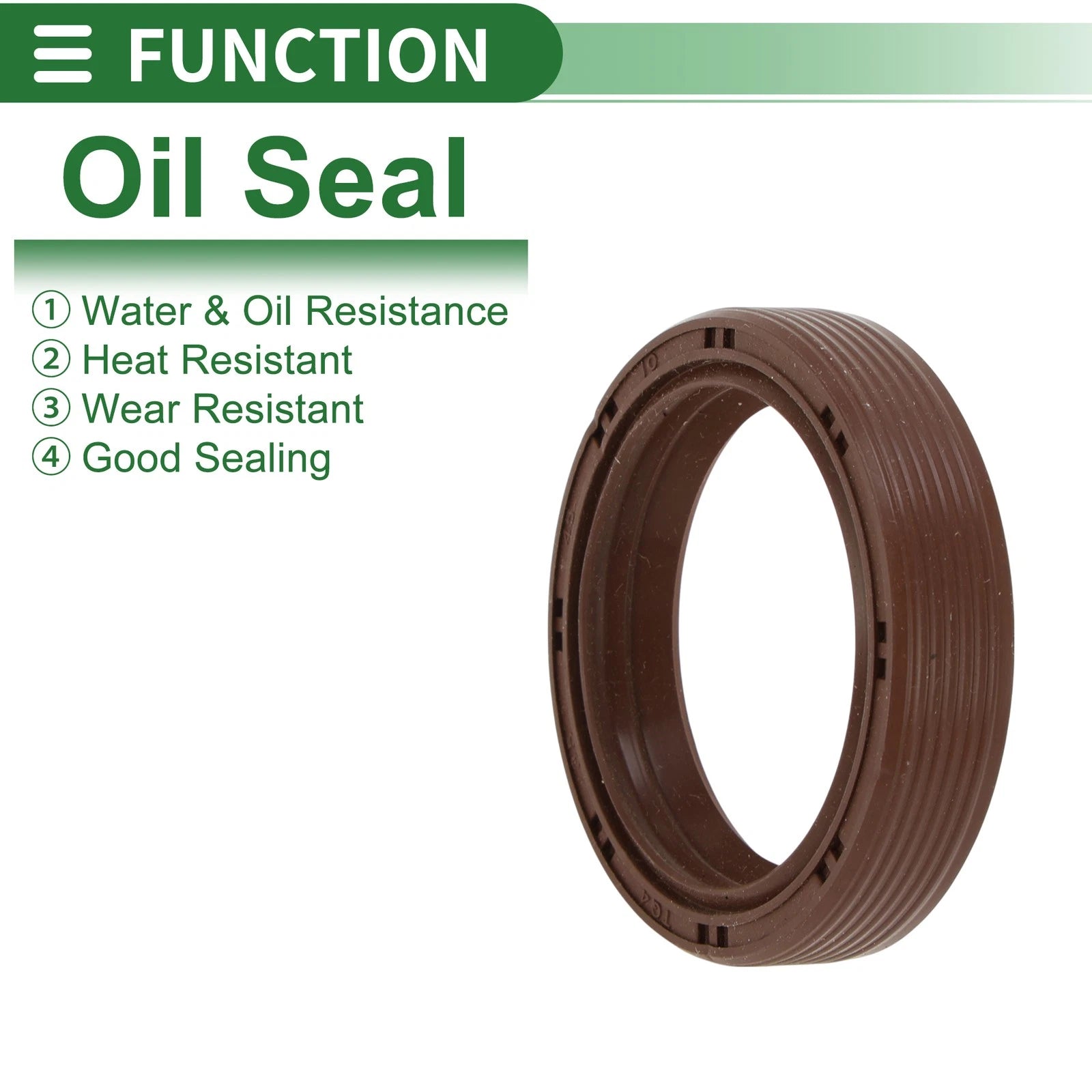 Set of 5 Oil Seals FKM Rubber 35x45x10mm for High Pressure