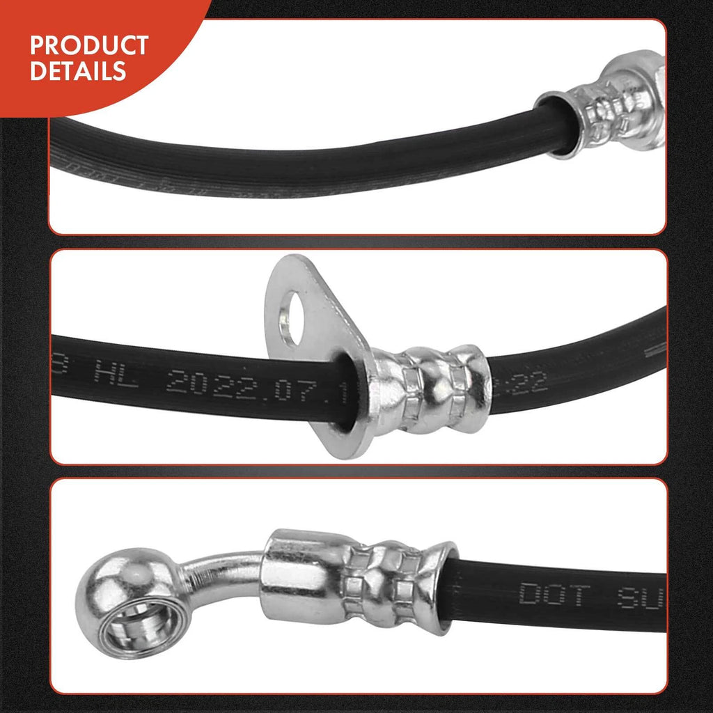 2X Front Brake Hydraulic Hose for Subaru Impreza (2008–2010)