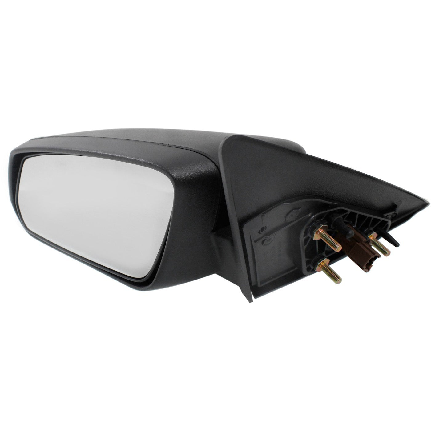Power Mirror for 2010 Ford Mustang Left Side - Paintable Textured Black